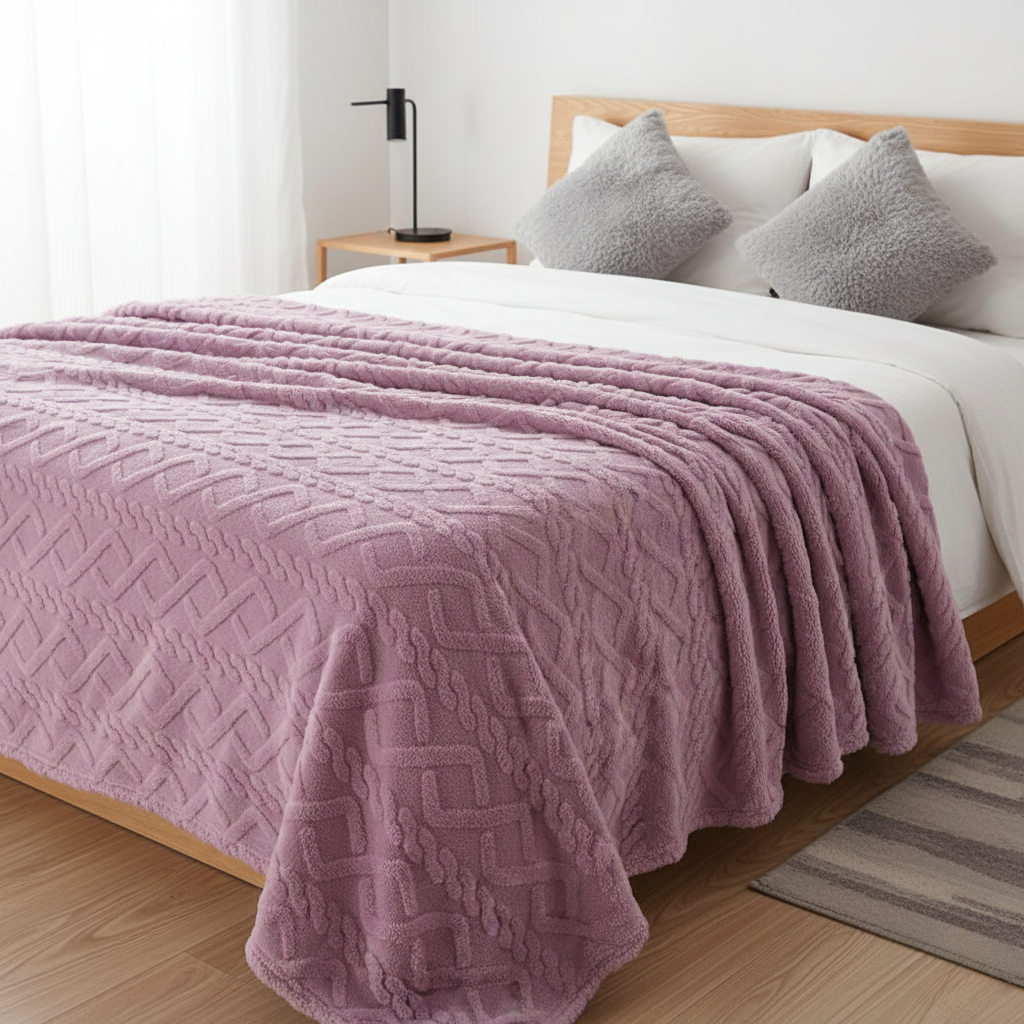 Cloud Throw Blanket - Ultra-plush Fibres for Bedroom