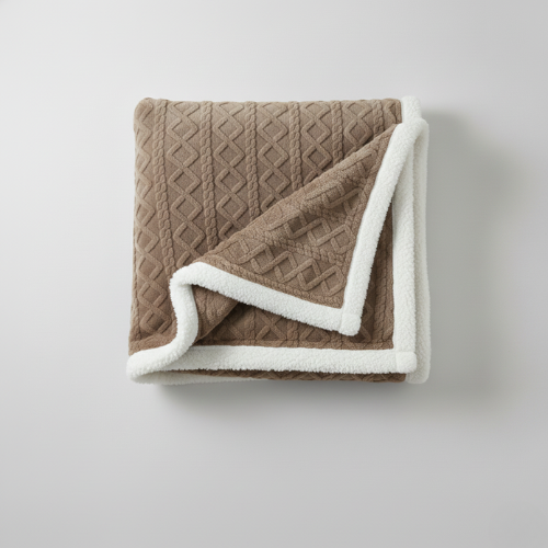 Double-Sided Fleece Blanket - Cozy Bed Companion