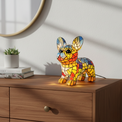 Radiant Pup Lamp | Playful Ambient Glow