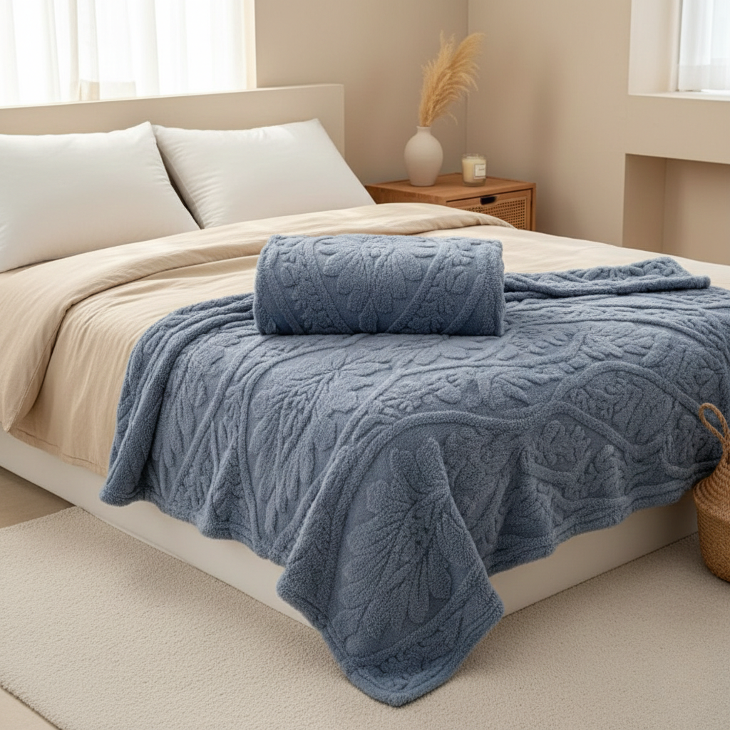 Blanket - Paris Weave Jacquard Fleece