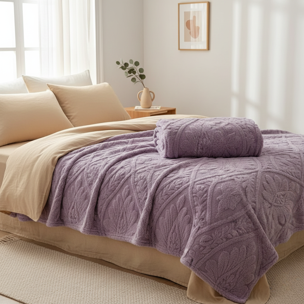 Blanket - Paris Weave Jacquard Fleece