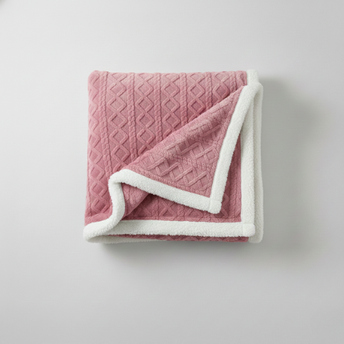 Double-Sided Fleece Blanket - Cozy Bed Companion