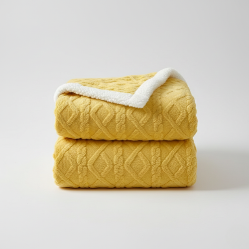 Double-Sided Fleece Blanket - Cozy Bed Companion