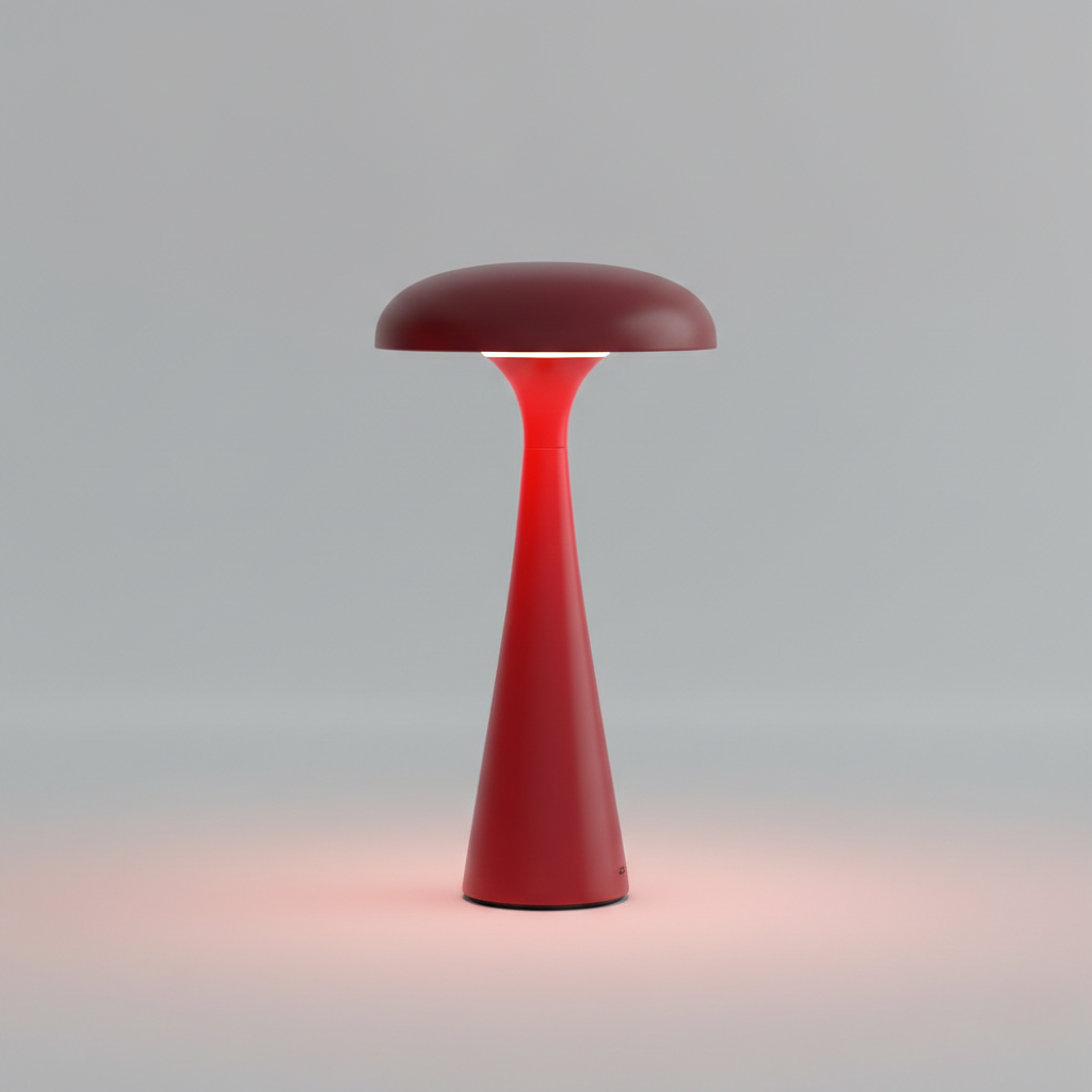 Rechargeable Desk Lamp with Ambient Glow – Ava Jellyfish Design