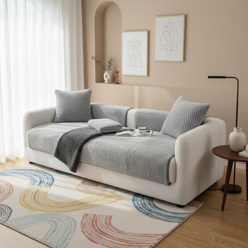 Elegant Pattern Sofa Cover - Non-Slip Cozy Fit
