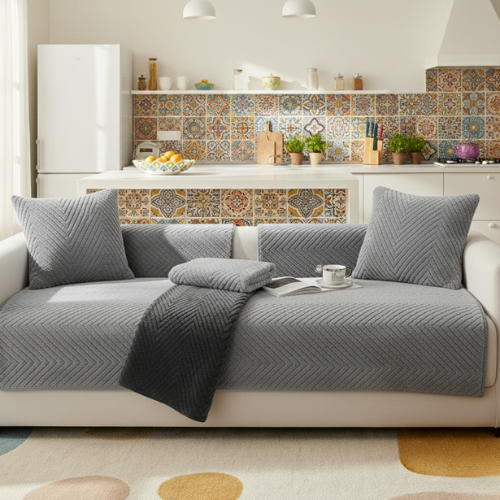 Elegant Pattern Sofa Cover - Non-Slip Cozy Fit