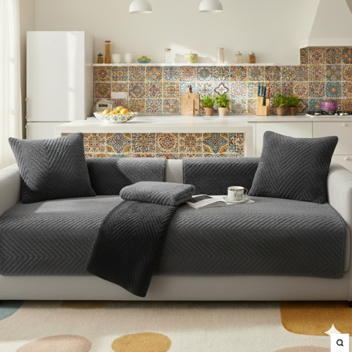 Elegant Pattern Sofa Cover - Non-Slip Cozy Fit
