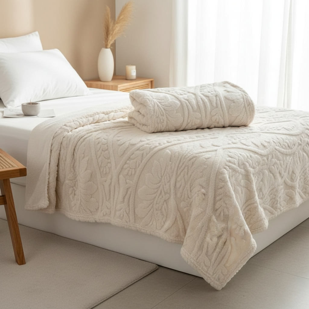 Blanket - Paris Weave Jacquard Fleece