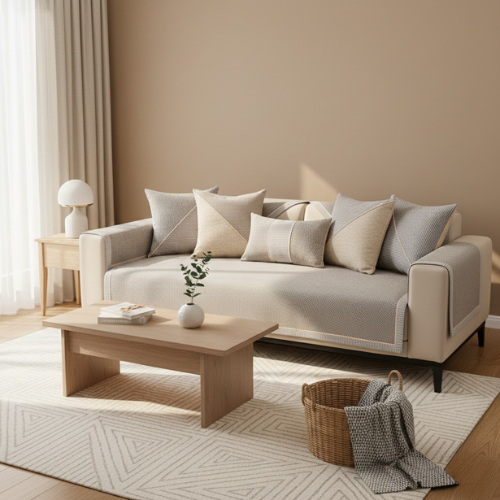 Pure Comfort Sofa Cover - Sleek Anti-Slip Fit