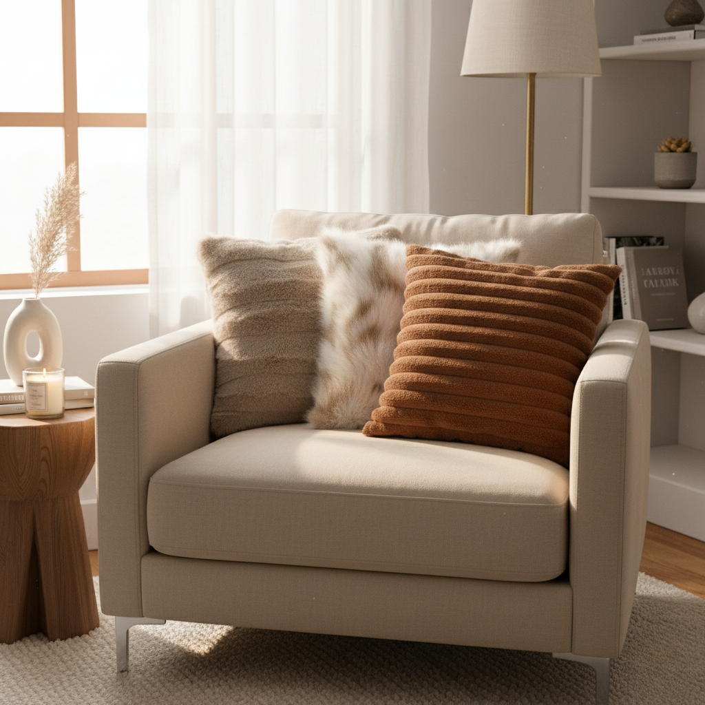 Pillow Cover Set | Faux Fur