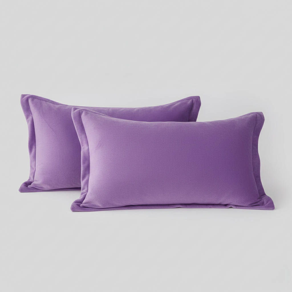 Pillow Covers Set - Fleece Comfort 2 Piece