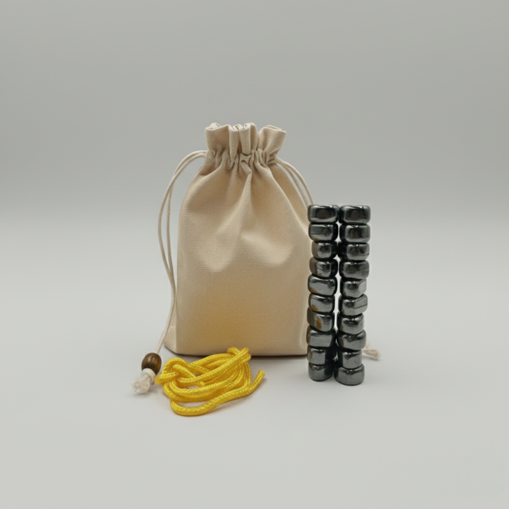 Magnetic Stone Game -  Polished Dark Stones for Living Room