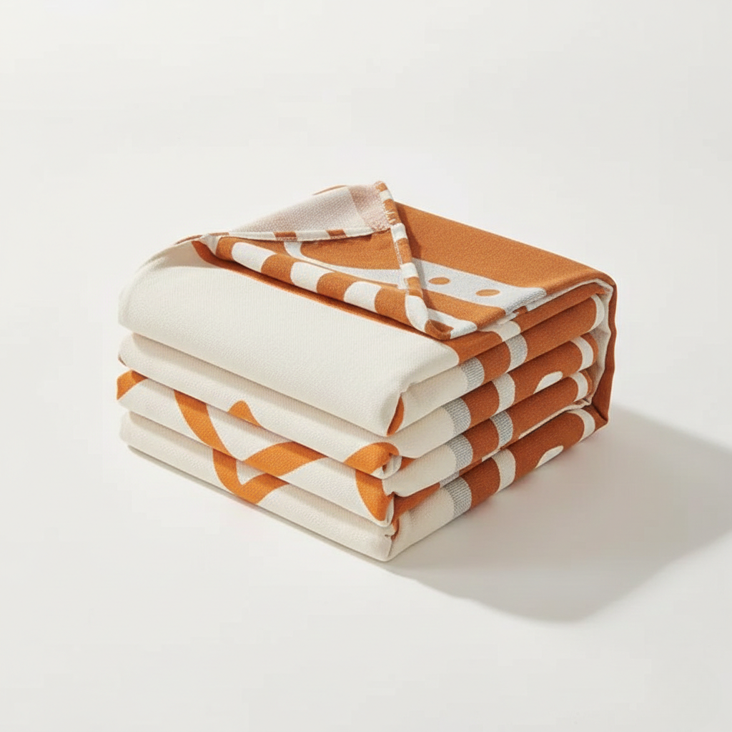 Bohemian Style Sofa Cover - Soft Chenille Reversible for Couch and Living Room