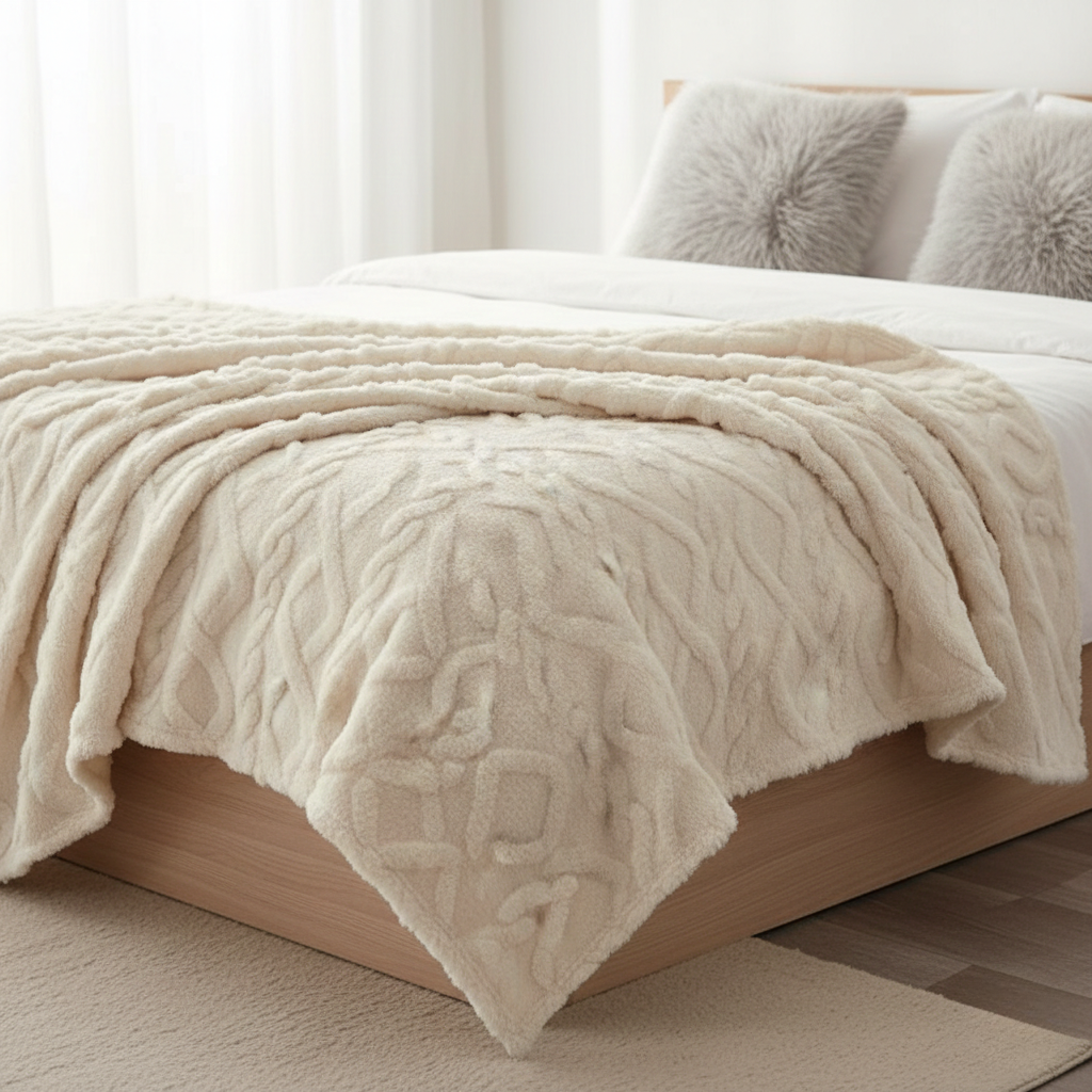 Cloud Throw Blanket - Ultra-plush Fibres for Bedroom