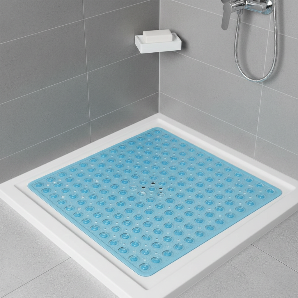 Bathroom Suction Mat - Non Slip Rubberized for Bathroom