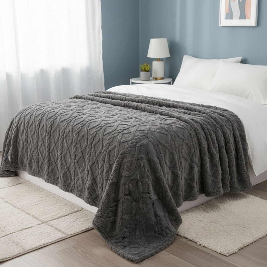 Cloud Throw Blanket - Ultra-plush Fibres for Bedroom