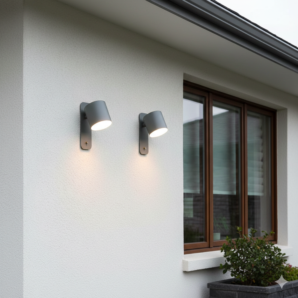 Led Wall Light With Switch - Modern Metal Design for Wall