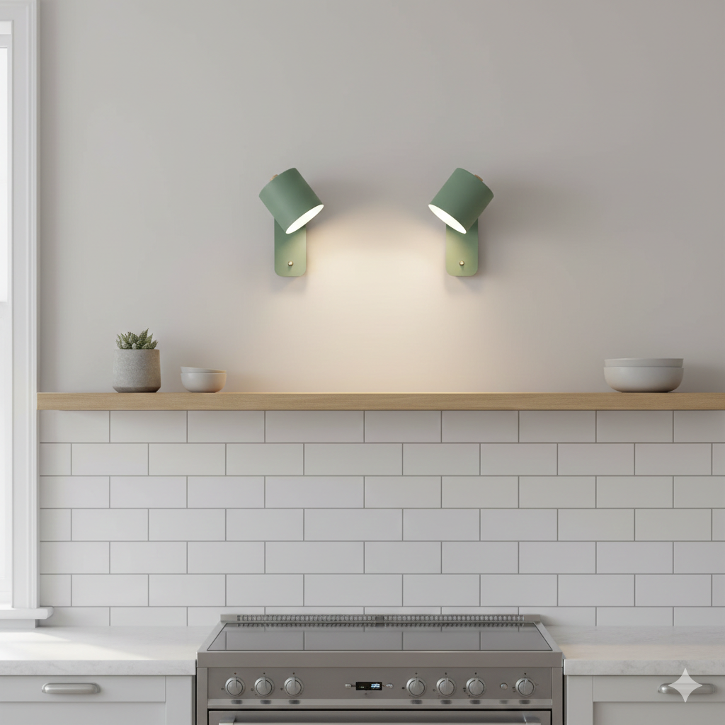 Led Wall Light With Switch - Modern Metal Design for Wall