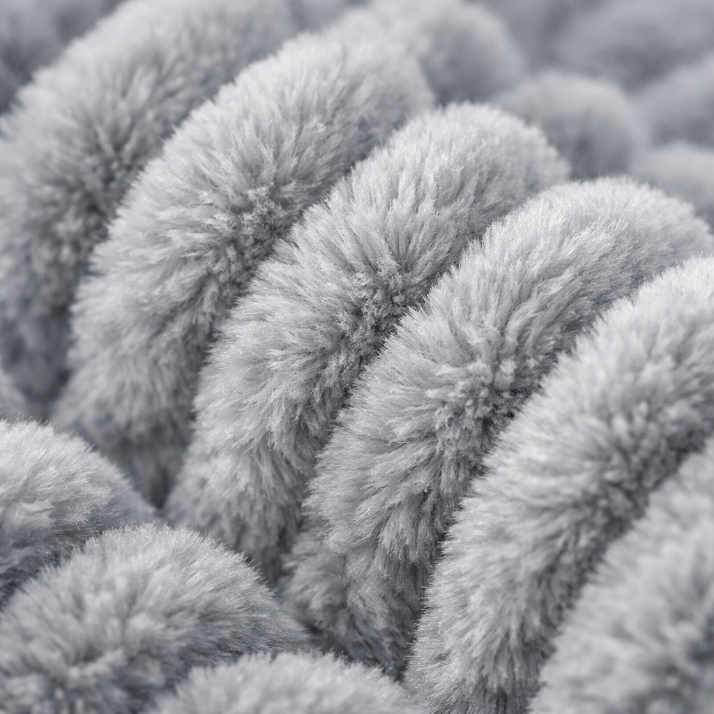 Plush Striped Throw Blanket – Warm Soft Blanket for Sofa & Bed