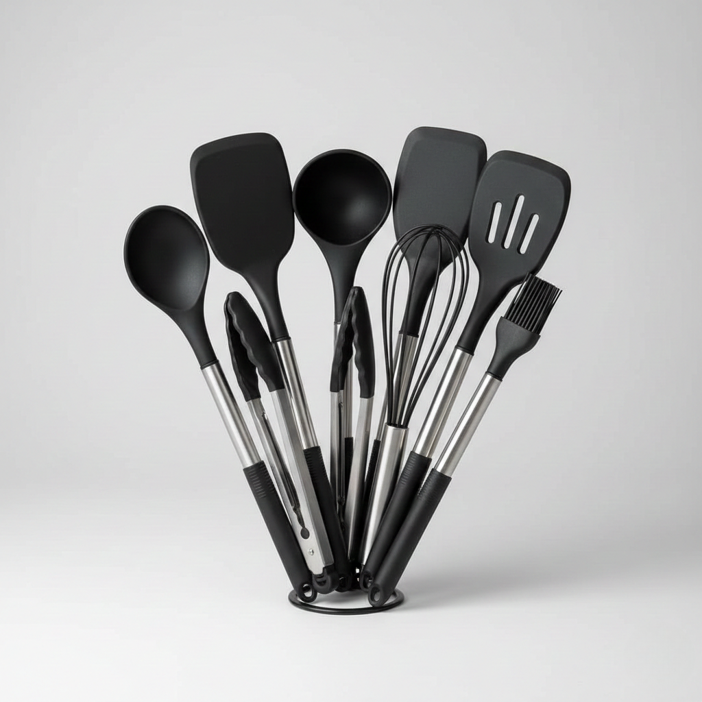 12-Piece Silicone Kitchen Utensils Set – Lyon