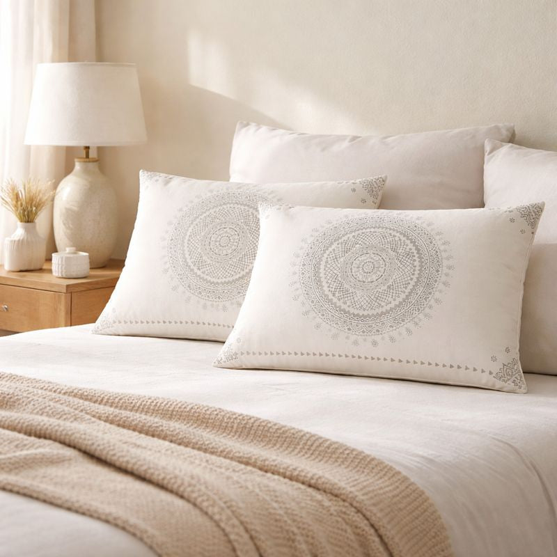 Pillowcases Set | Mandala Soft Cotton Gauze 2 Piece