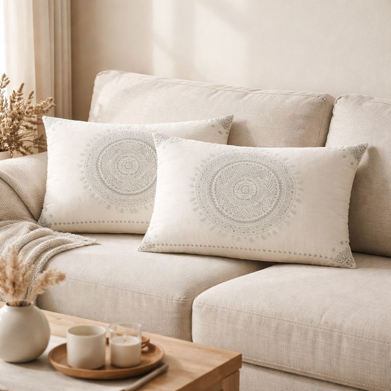 Pillowcases Set | Mandala Soft Cotton Gauze 2 Piece