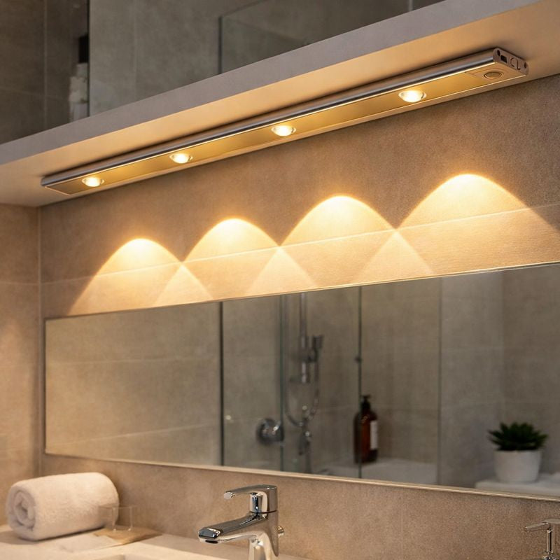 Wireless Led Light With Motion Sensor - 3 Colors Dimmable and Rechargeable