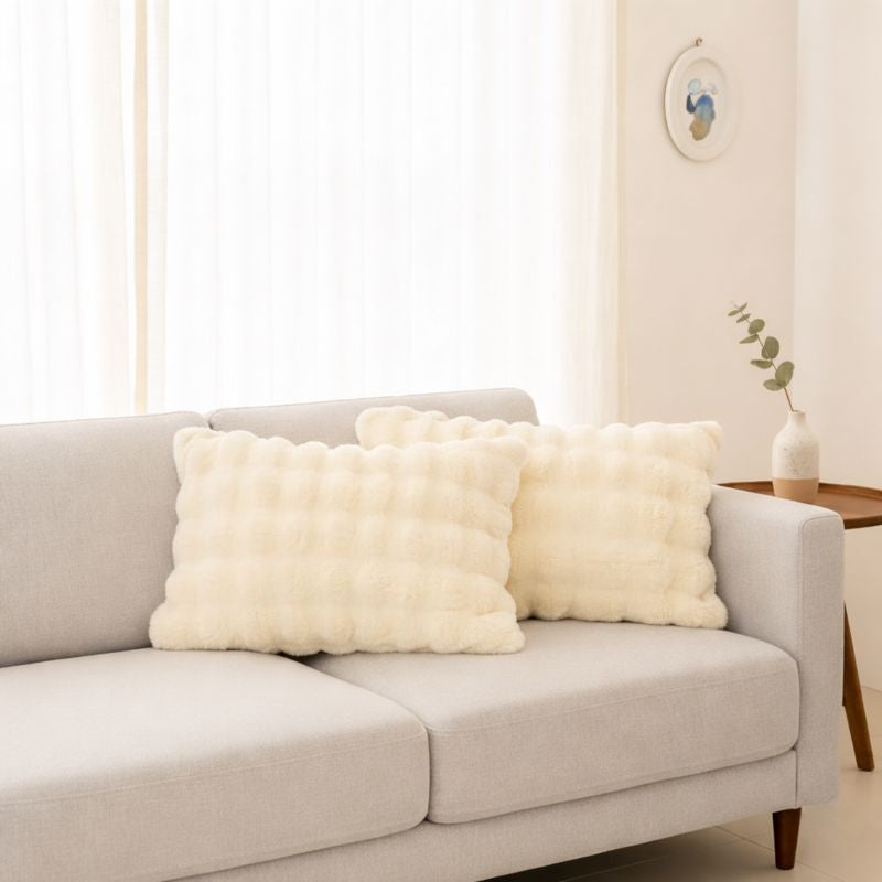 Pillow Cover - Rabbit Faux Fur