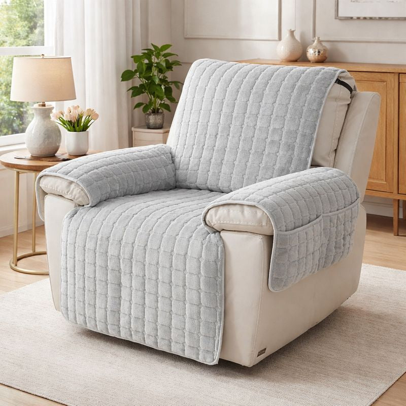 Recliner Cover - Snug Grid