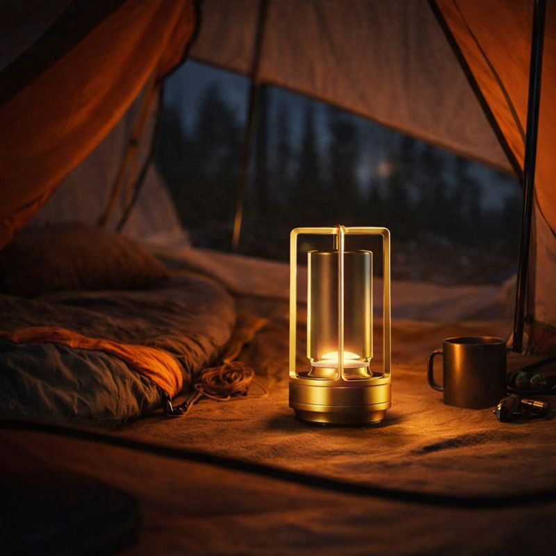 Casa Nordic Crystal Lantern | Minimalist Metal Frame