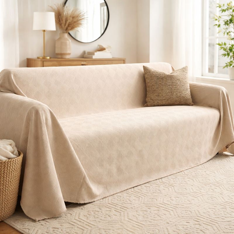 Soft Smooth Sofa Cover – Stretch Fabric Slipcover