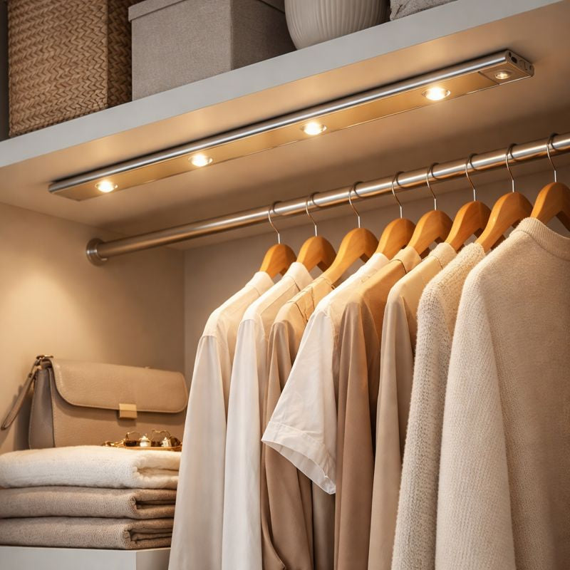 Wireless Led Light With Motion Sensor - 3 Colors Dimmable and Rechargeable