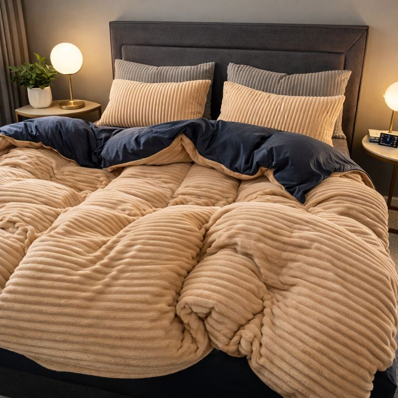 Fluffy Duvet Cover - Ultimate Luxury Cozy Comforter for Bedroom