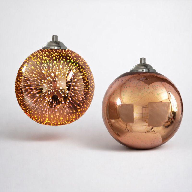3D Glass Pendant Light – Creative Firework Design