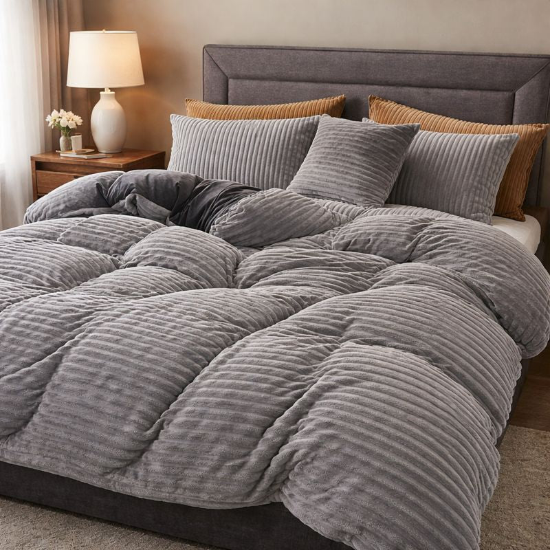 Fluffy Duvet Cover - Ultimate Luxury Cozy Comforter for Bedroom