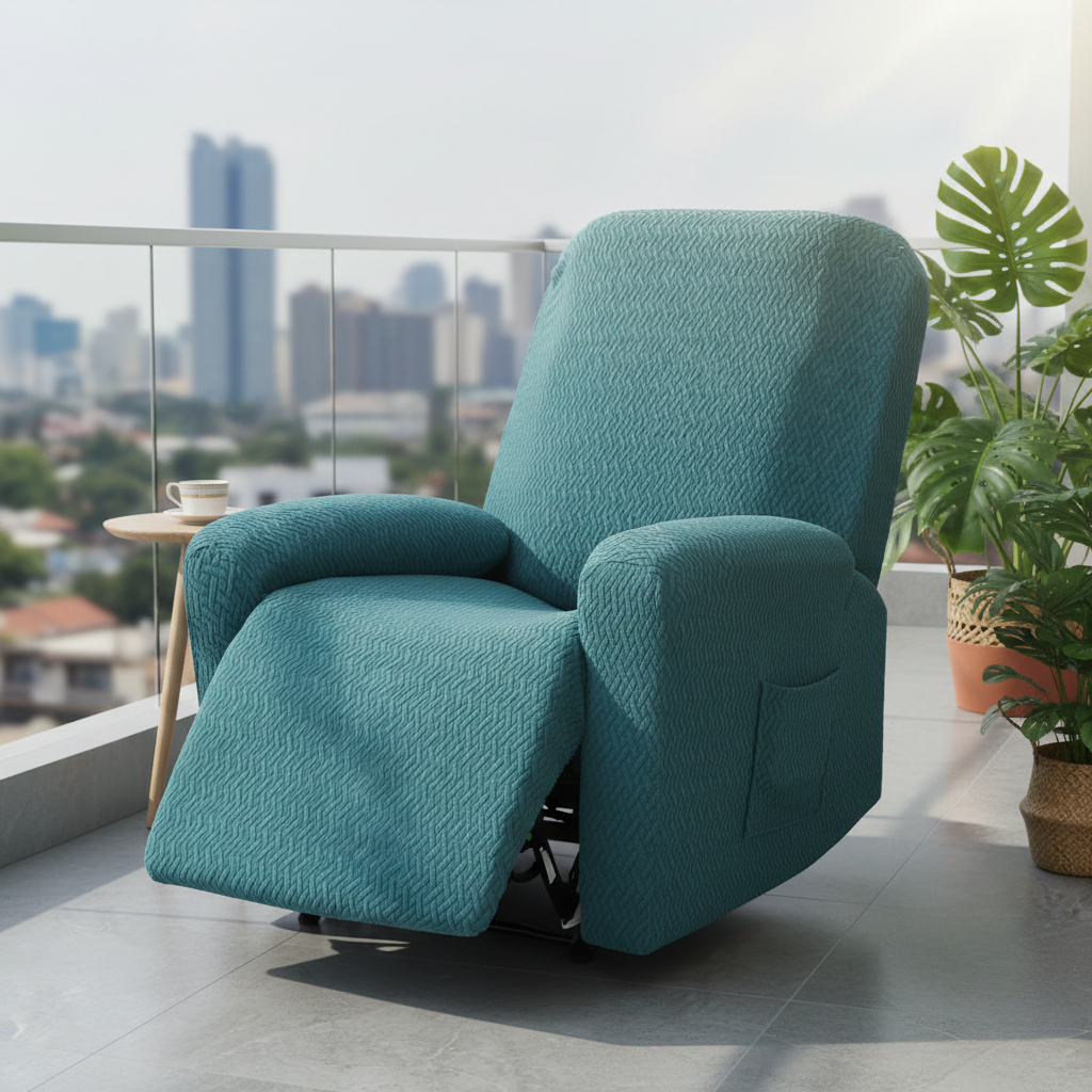 Chair Cover - Juno Fitted Recliner Soft Pocket