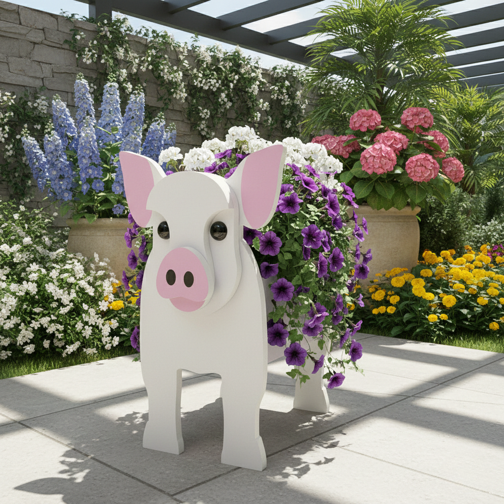 Animal Planter Pot – Decorative Flower Pot 32.5×17×20cm