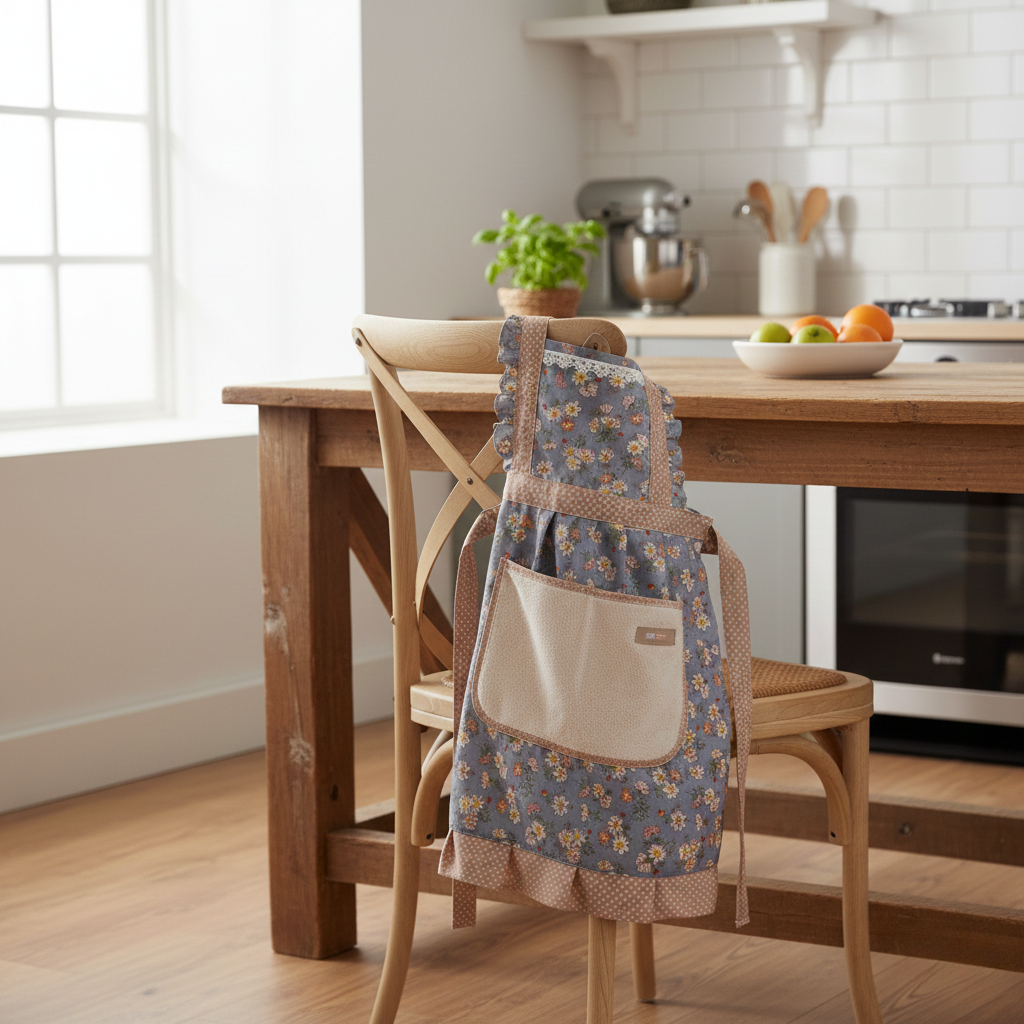 Sweet Flora Kitchen Apron - Waterproof with A Breathable Floral Design