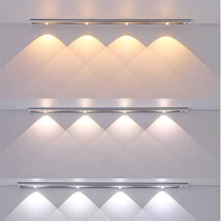Wireless Led Light With Motion Sensor - 3 Colors Dimmable and Rechargeable