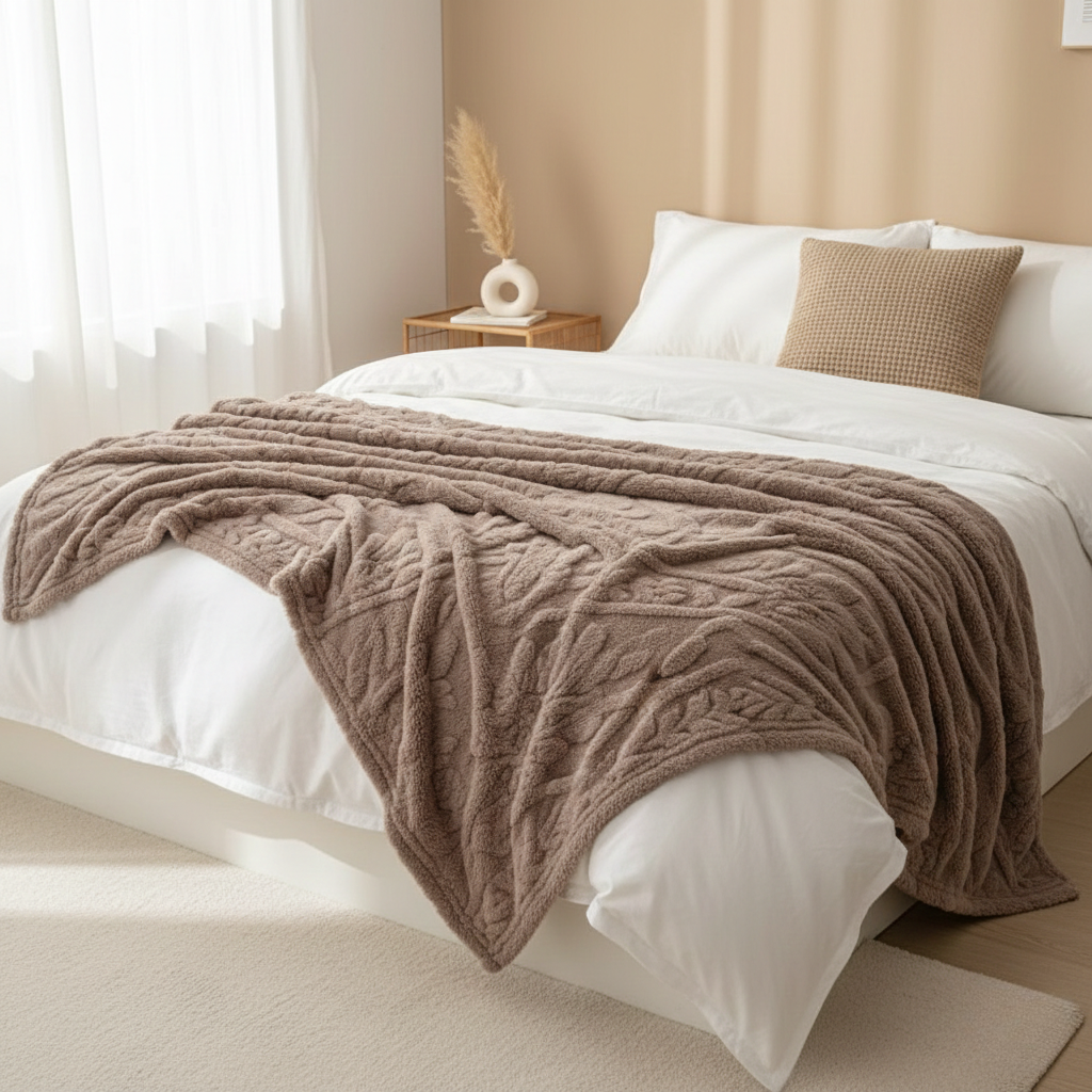 Blanket - Paris Weave Jacquard Fleece