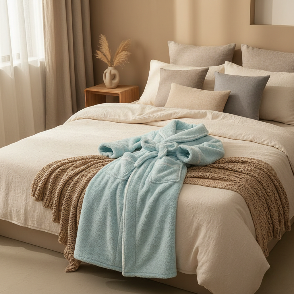 Sherpa Comfort Bathrobe - Men and Women