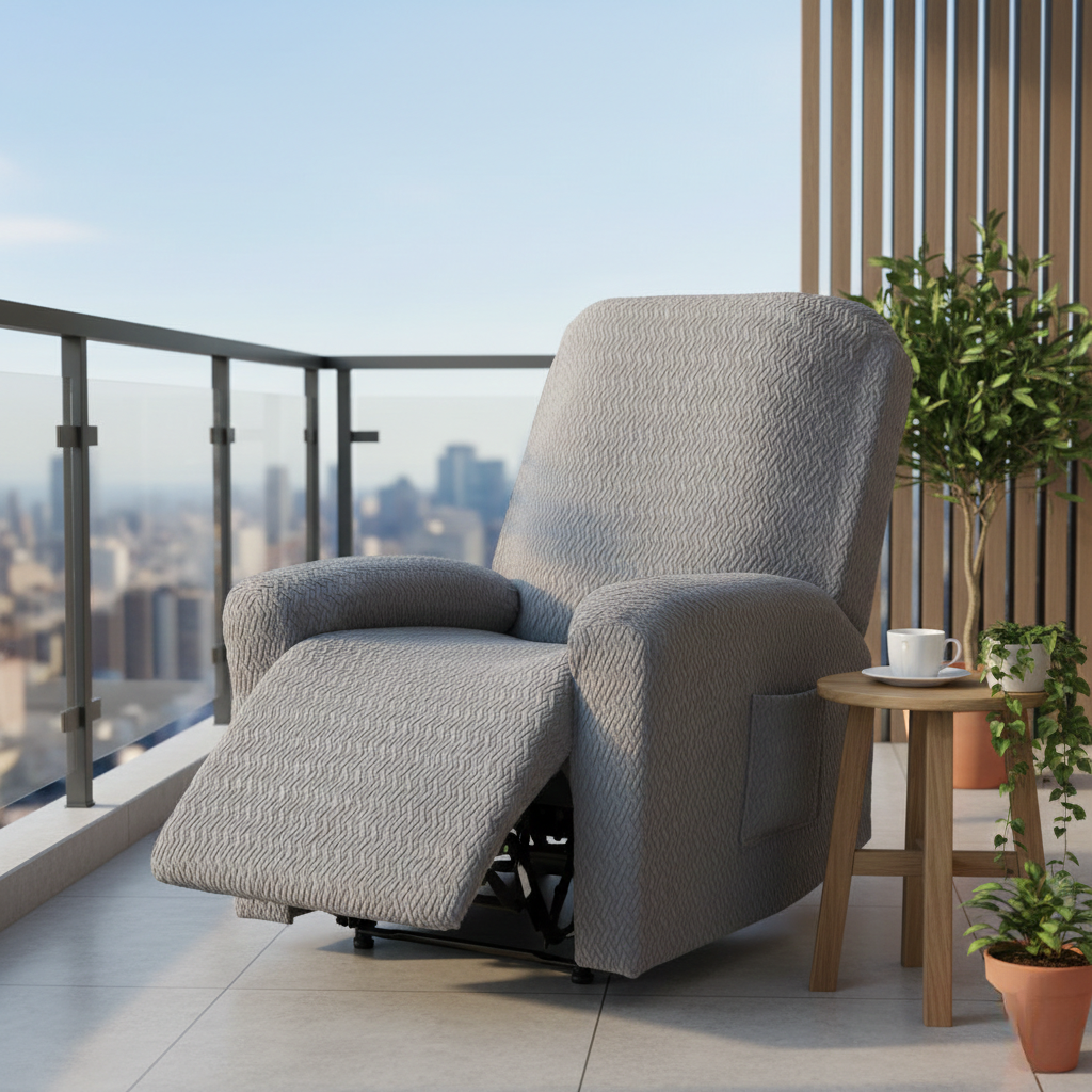 Chair Cover - Juno Fitted Recliner Soft Pocket