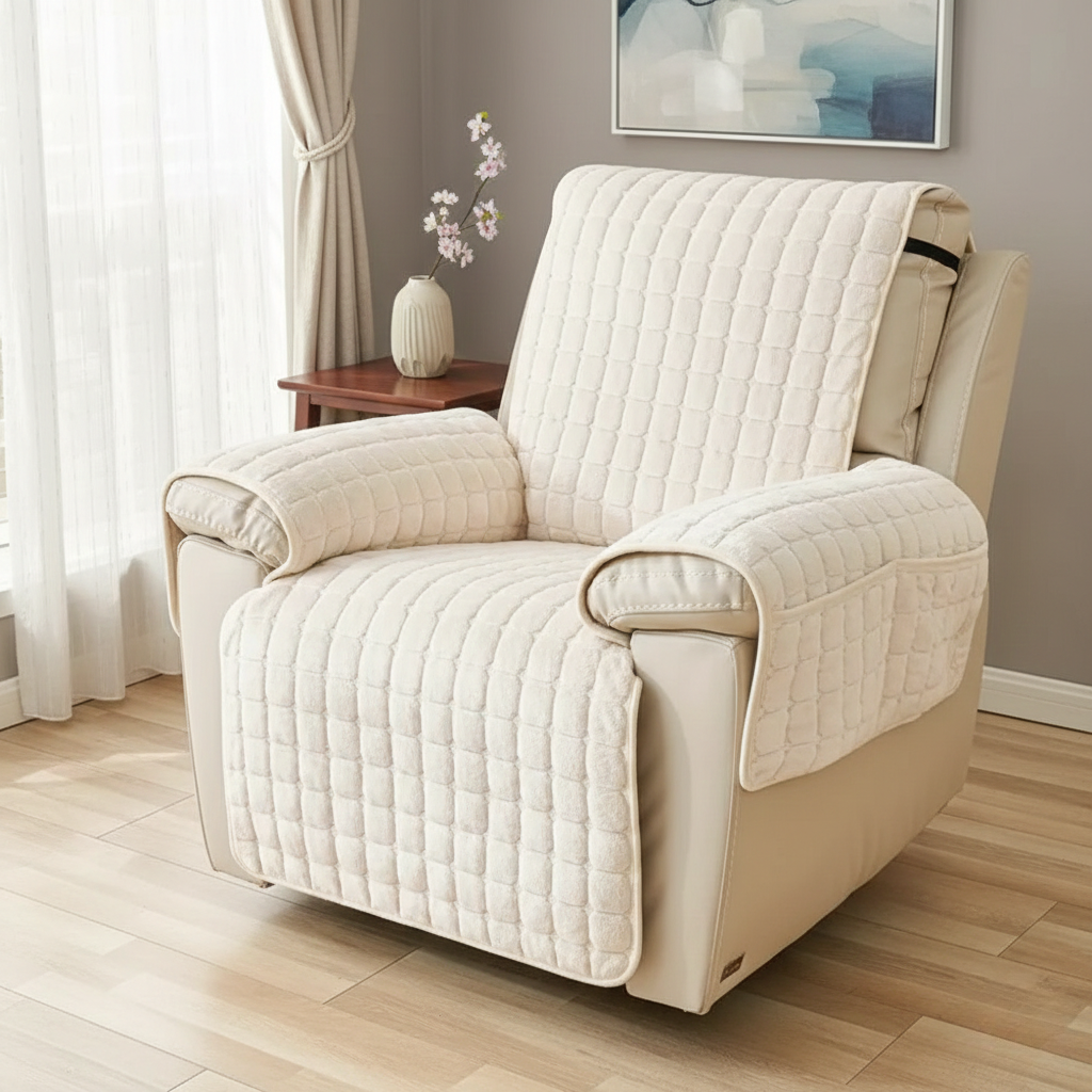 Recliner Cover - Snug Grid