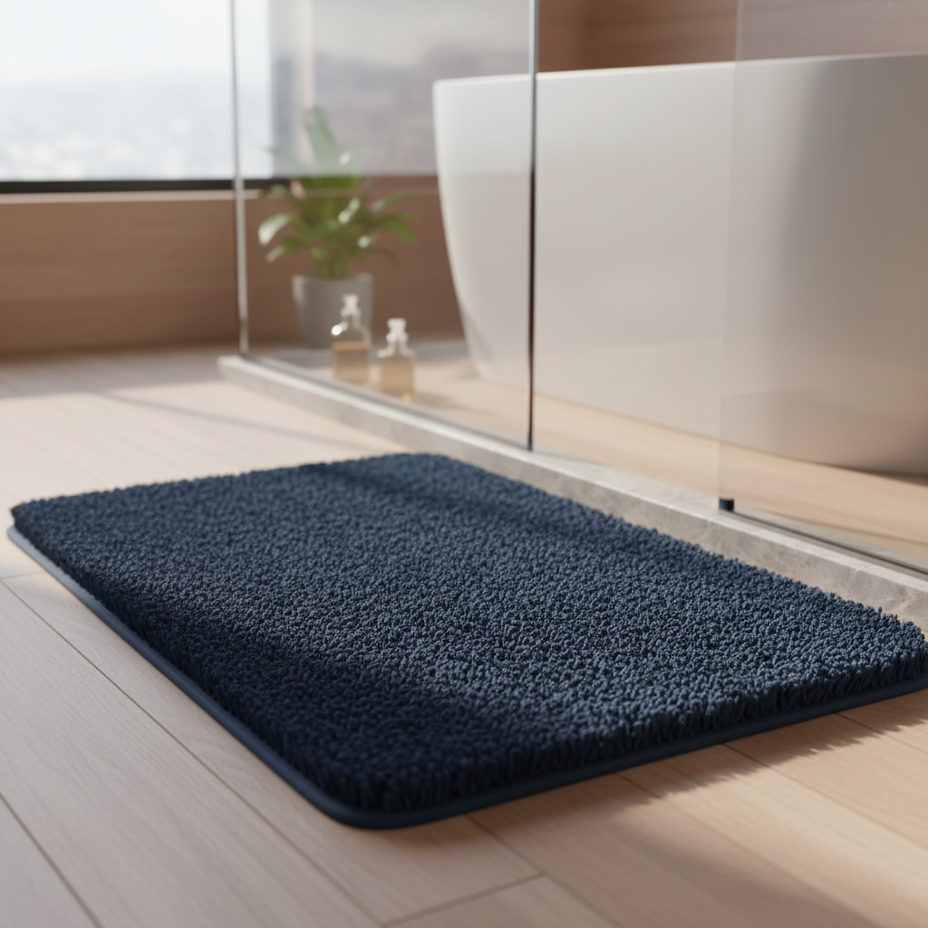 Fluffy Bath Rug - Soft Absorbent Quick-Drying