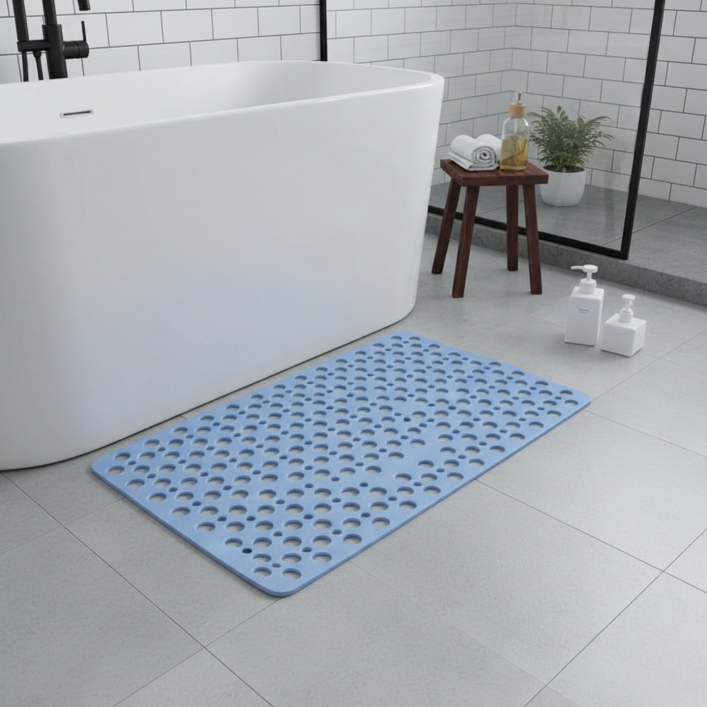 Luxury Hygienic Bath Mat - Non-slip Pebbled Texture for Every Bathroom