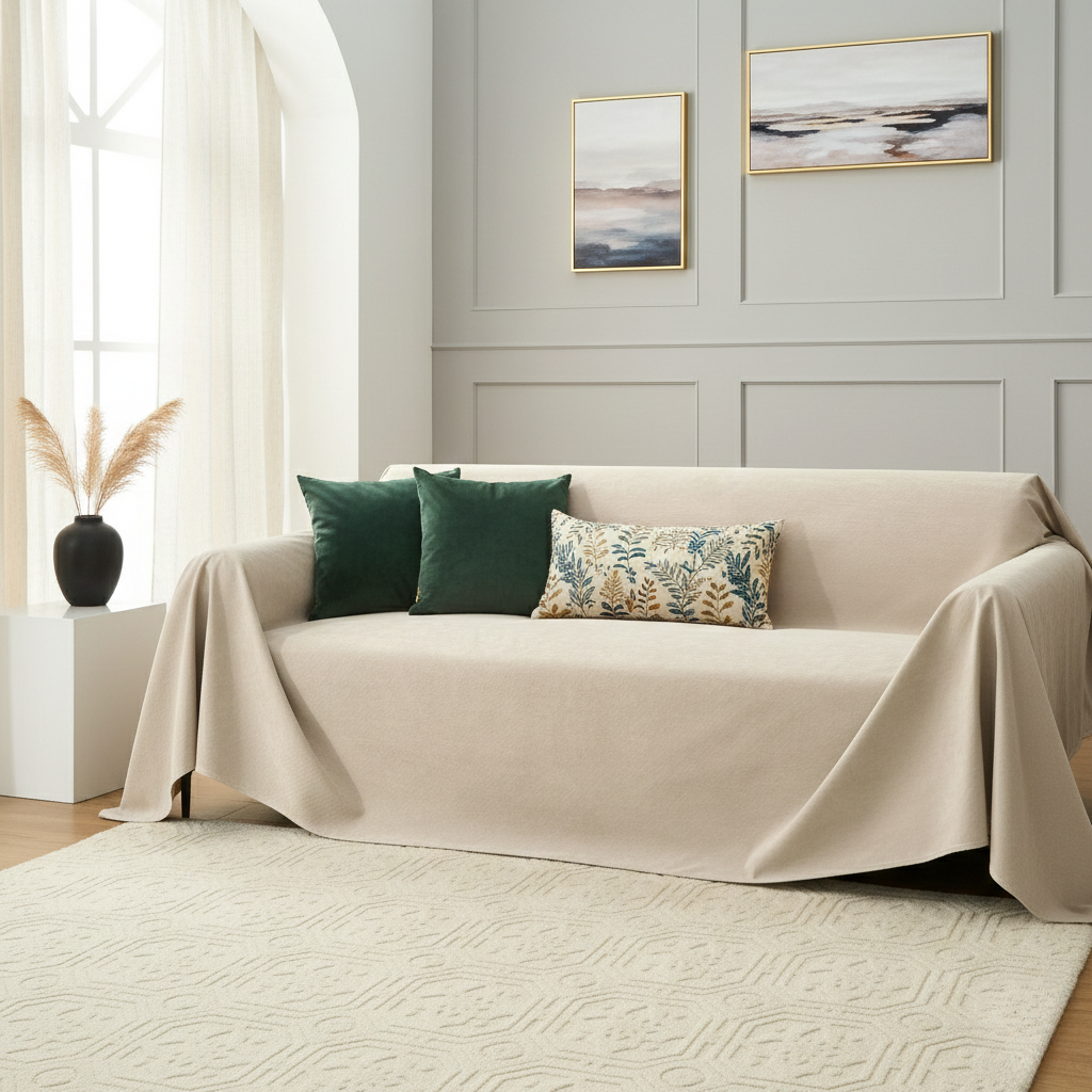 Waterproof Sofa Cover - Anti-slip Particle Design for Couch and Living Room