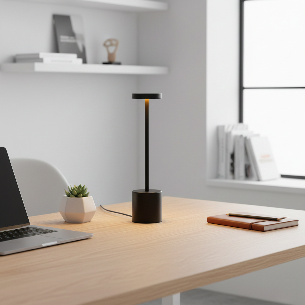 Modern Table Lamp with Warm Ambient Light – Casa Lumi Glow