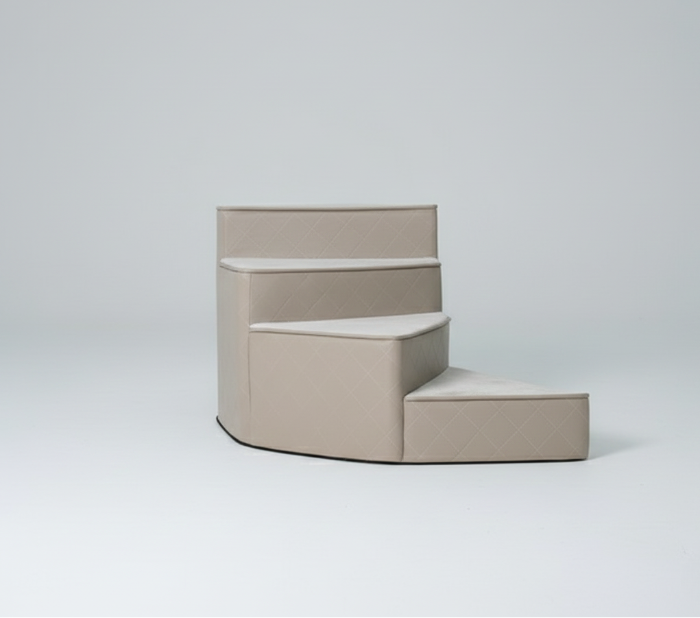 Modern Spiral Pet Stairs - Space-Saving Design