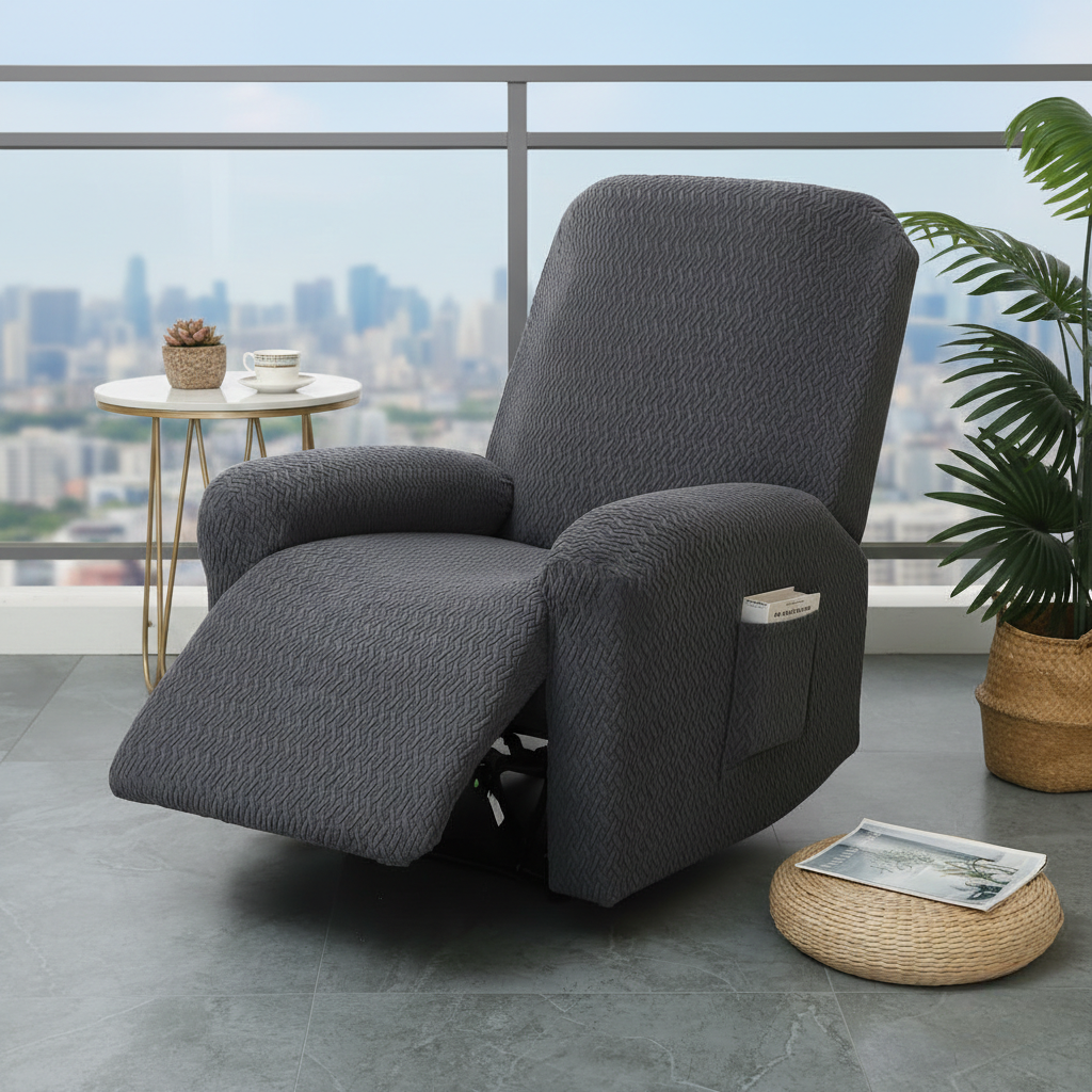 Chair Cover - Juno Fitted Recliner Soft Pocket