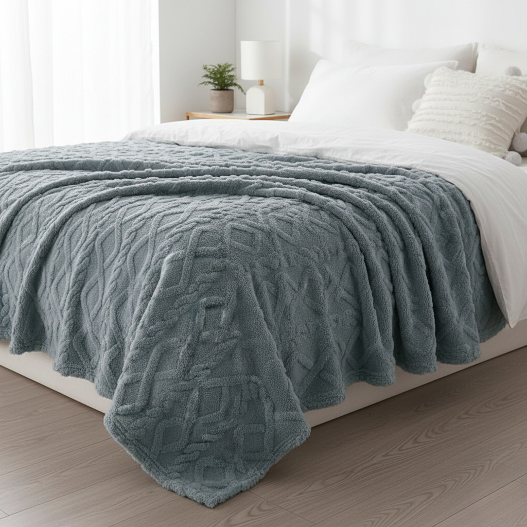 Cloud Throw Blanket - Ultra-plush Fibres for Bedroom